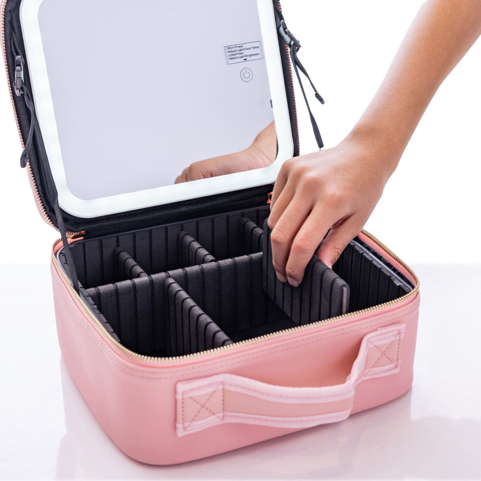 Rac N Roll Cosmetic Bags with LED Mirrors